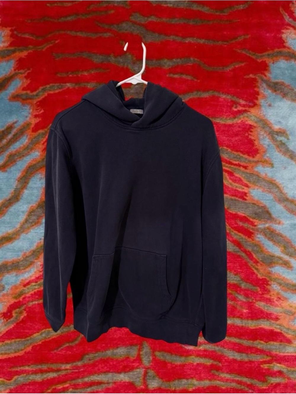 GAP Men's Black Crewneck Hoodie Sweater